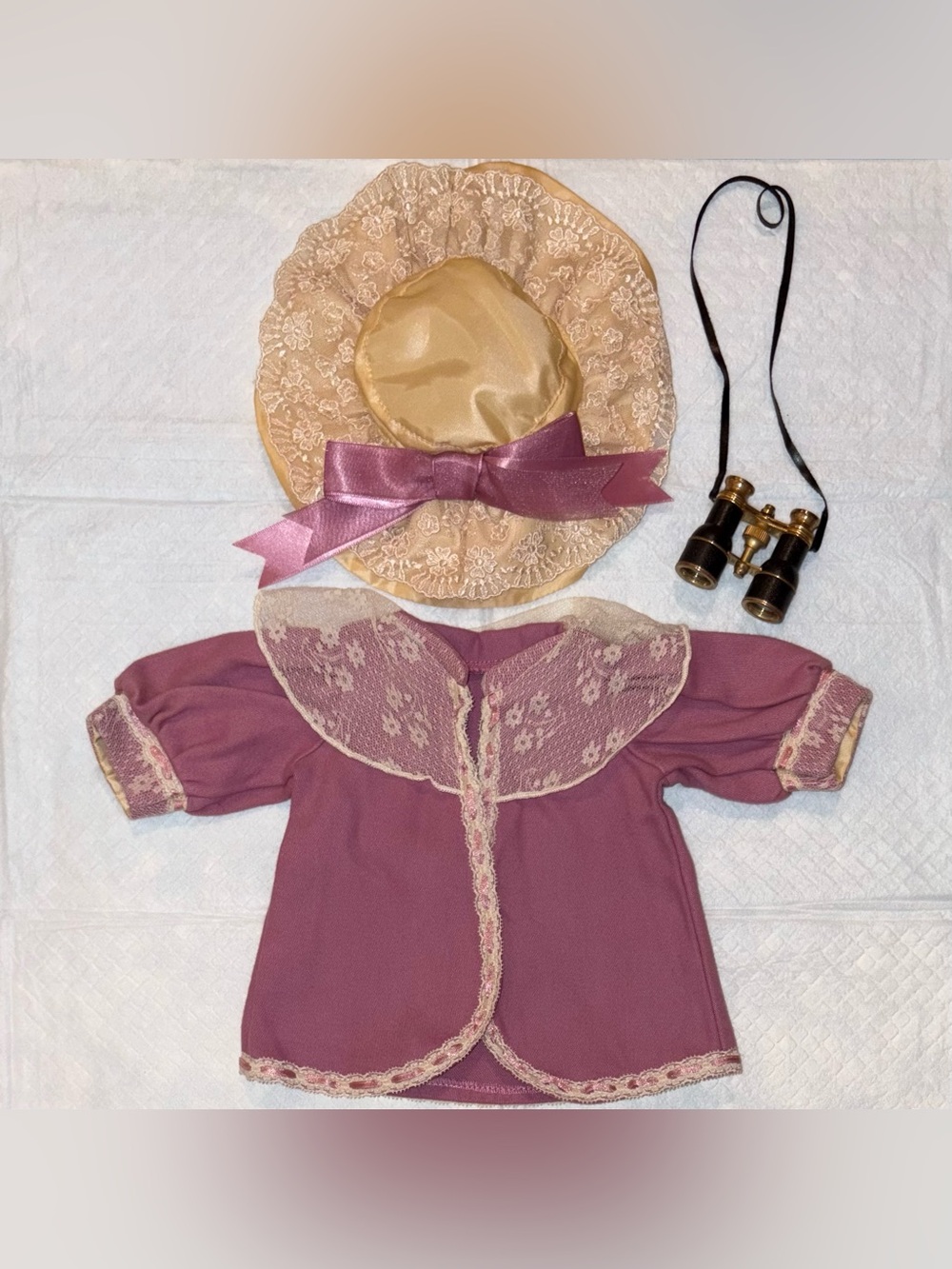 Rare American Girl Doll Samantha's Bird-Watching Outfit